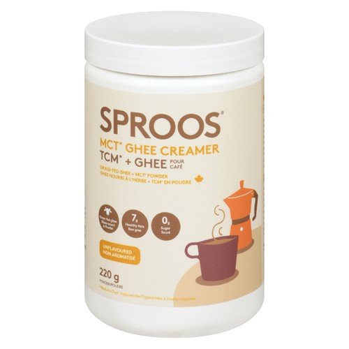 Sproos MCT Ghee Coffee Creamer Unflavored 220 g