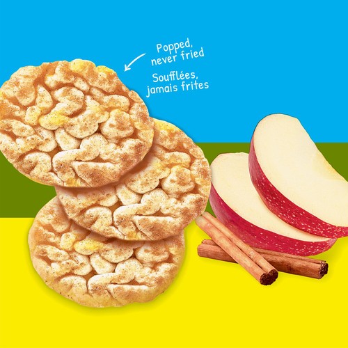 Quaker Crispy Brown Rice Cakes Minis Apple Cinnamon Flavour 90 g