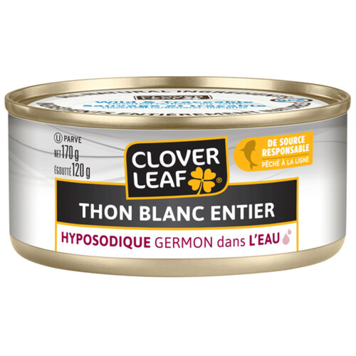 Clover Leaf Solid White Tuna Low Sodium 170 g