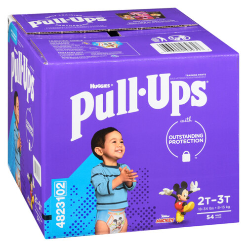 Huggies Pull-Ups Training Pants For Boys Learning Designs 4T-5T 40 Count -  Voilà Online Groceries & Offers