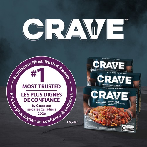 Crave Frozen Dinner Smoky BBQ Angus Beef 283 g