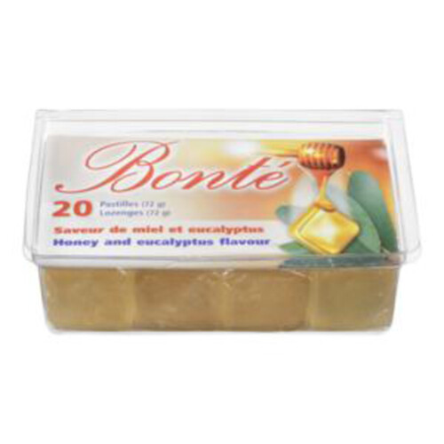 Bonte Peanut Free Lozenges Honey & Eucalyptus 20 EA