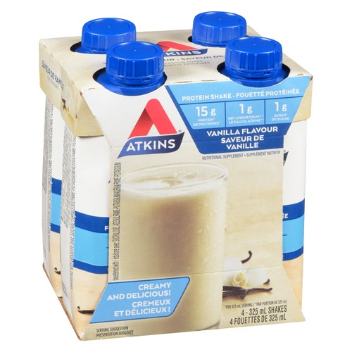Atkins Nutritional Shake Vanilla 4 x 325 ml