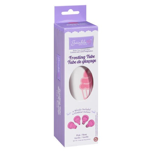 Twinkle Baker Décor Frosting Tube Pink 80 g