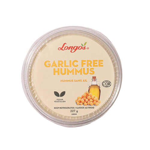 Longo's Vegan Garlic Free Hummus 227 g Voilà Online Groceries & Offers
