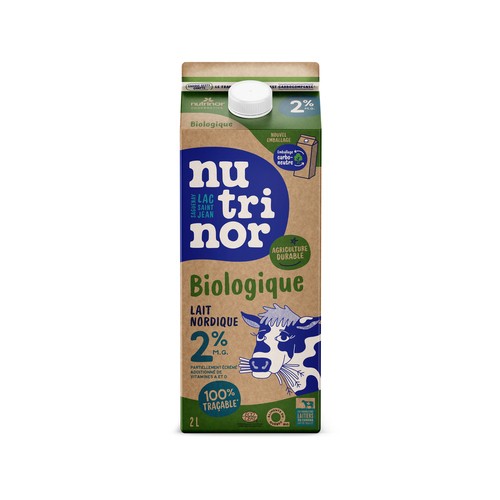 Nutrinor Organic 2% Nordic Milk 2 L