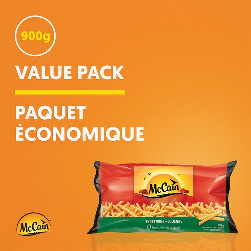 McCain Frozen Shoestring Fries 900 g