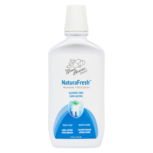 The Green Beaver Company Mouthwash Natura Fresh Frosty Mint 473 ml