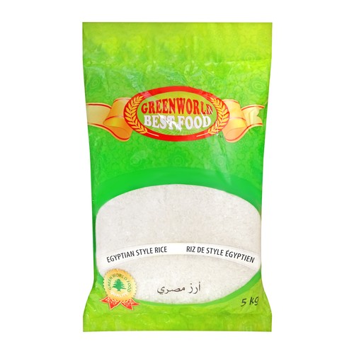 Green World Food Express Egyptian Style White Rice 5 kg