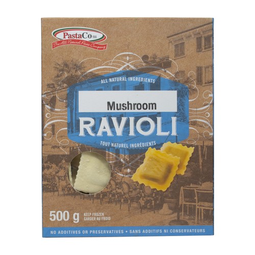 PastaCo Mushroom Ravioli 500 g (frozen)