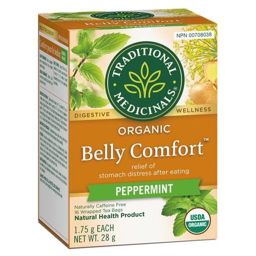 Traditional Medicinals Organic Herbal Tea Peppermint 16 Tea Bags