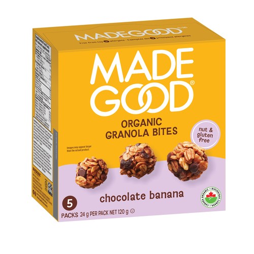 MadeGood Organic Granola Minis Chocolate Banana 5 x 24 g