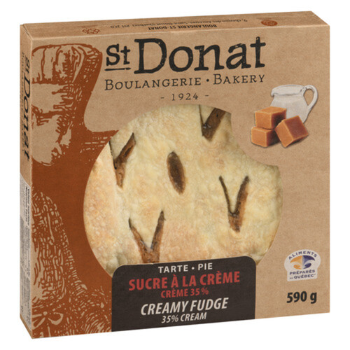 Boulangerie St-Donat Pie Sugar Cream 590 g (frozen)