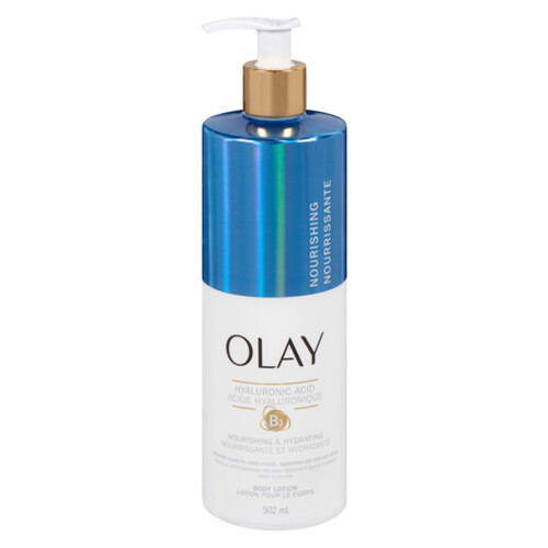 Olay Nourishing  Body Lotion With Hyaluronic Acid 502 ml