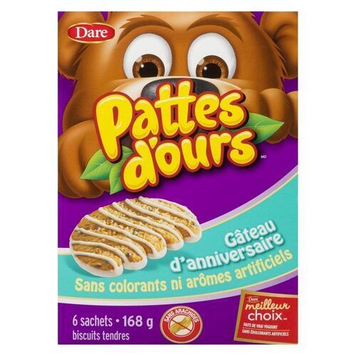 Dare Bear Paws Peanut-Free Cookies Birthday Cake 168 g