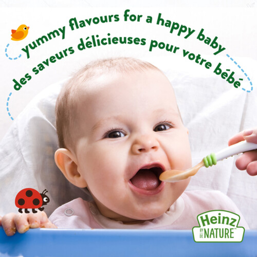 Heinz by Nature Organic Baby Food Beef in Broth Purée 128 ml