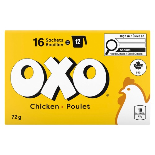 OXO Bouillon Sachets Chicken 16 Count 72 g