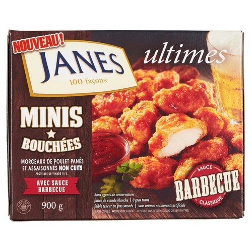 Janes Ultimates Frozen BBQ Boneless Bites 900 g