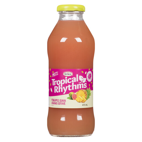 Grace Tropical Rhythms Fruit Drink Guava Pineapple 473 ml (bottle)