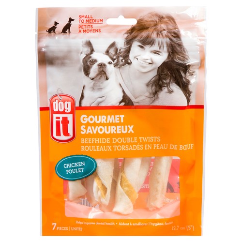 Dogit Twists Beefhide Double Chicken Flavour 650 g