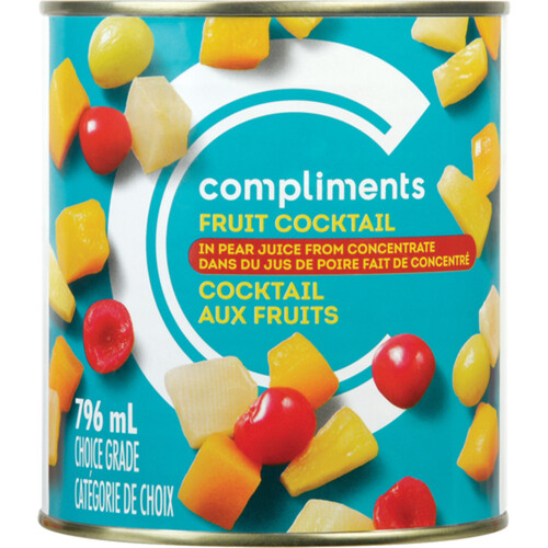 Compliments Fruit Cocktail In Pear Juice 796 ml