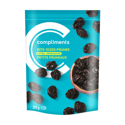 Compliments Pitted Prunes Bite Size 375 g