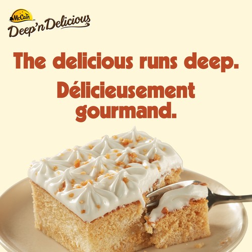 McCain Deep'n Delicious Frozen Cake Salted Caramel 510 g