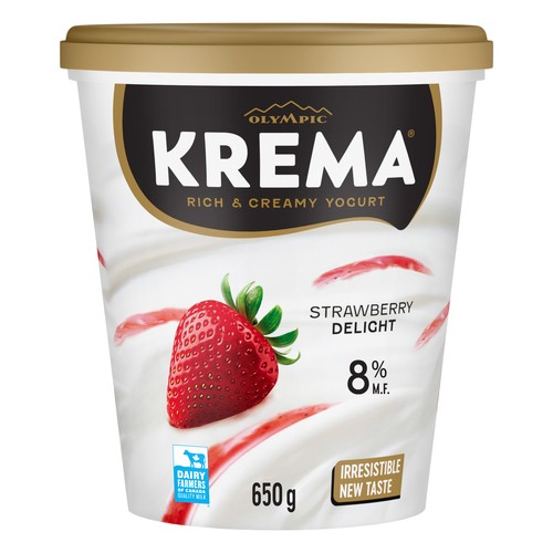 Olympic Krema 8% Yogurt Strawberry 650 g
