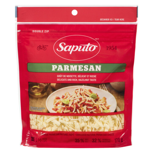 Saputo Shredded Cheese Parmesan 170 g