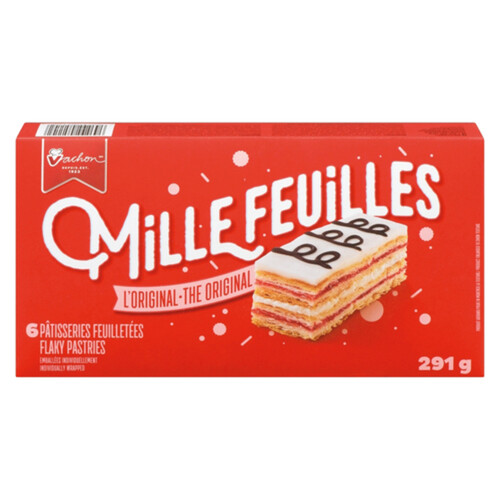 Vachon Mille Feuilles Flaky Pastries Original 6 Pack 291 g