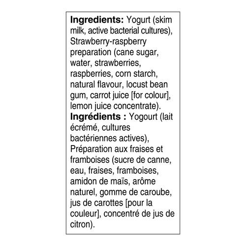 Oikos Greek Yogurt Blended High Protein Strawberry-Raspberry 650 g