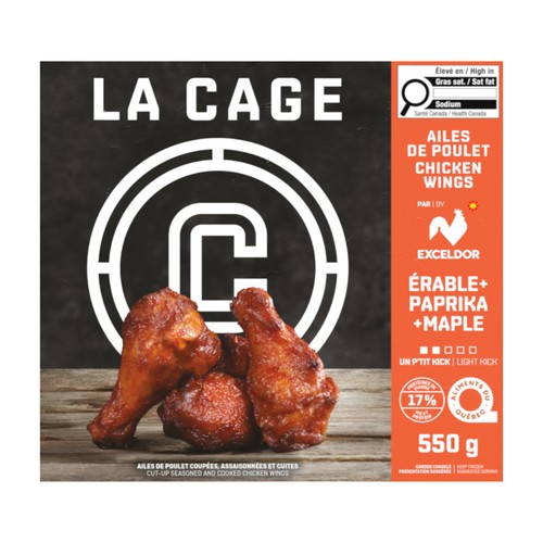 La Cage Chicken Wings Smoke Paprika and Maple 550 g