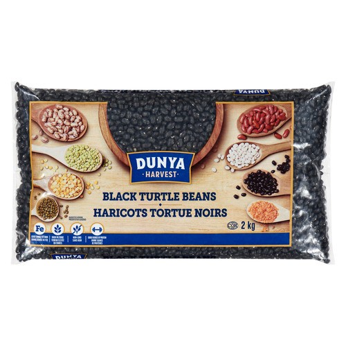 Dunya Harvest Turtle Beans Black 2 kg
