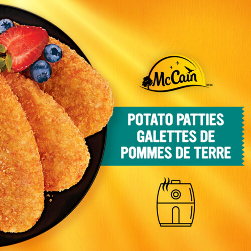 McCain Potato Patties 9 Minute No Flip 600 g