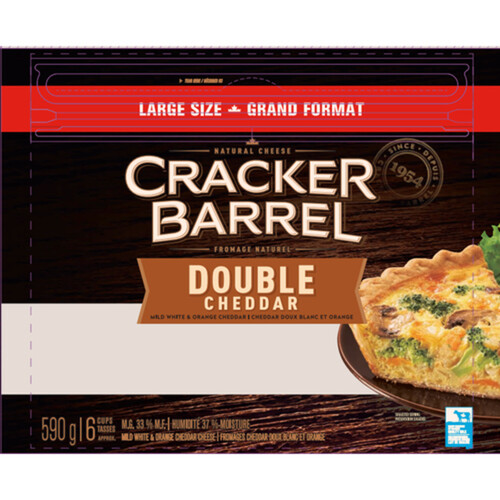 Cracker Barrel Shredded Cheese Double Cheddar 590 g