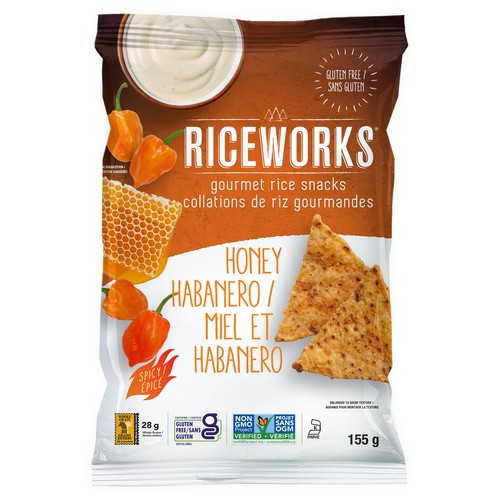 Riceworks Gluten-Free Snacks Honey Habanero 155 g