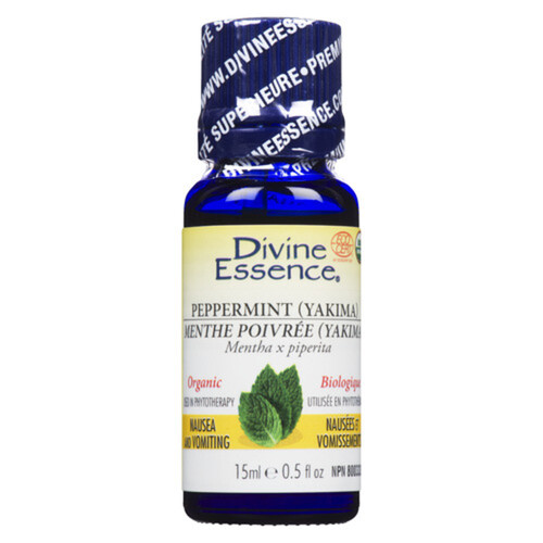 Divine Essence Organic Oil Peppermint  15 ml