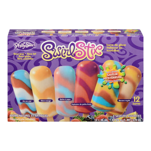 Philly Swirl Swirl Italian Ice Bars 585.56 ml