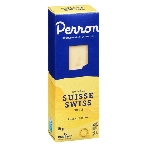 Perron Lactose Free Swiss Raw Milk Cheese 170 g