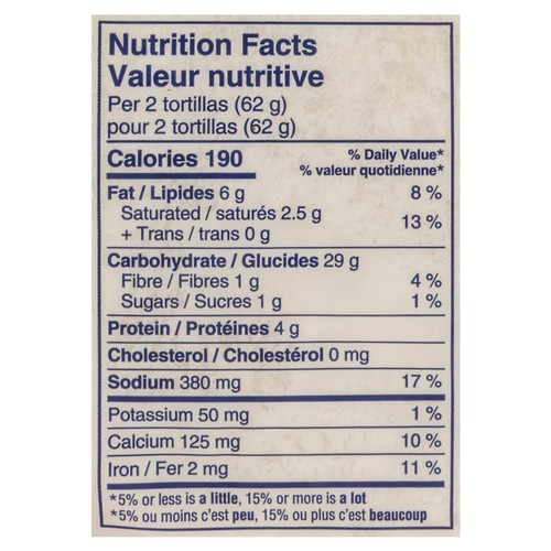 Sonora Tortillas Casa Flour Soft Taco 12 Count 372 g