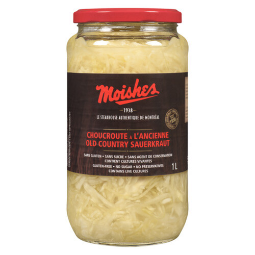 Moishes Gluten-Free Sauerkraut 1 L