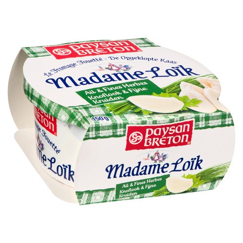 Paysan Breton Madame Loïk Whipped Cream Cheese With Garlic & Herbs 150 g