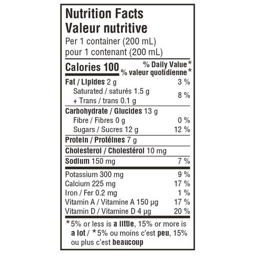 Natrel 1% Milk Chocolate 6 x 200 ml