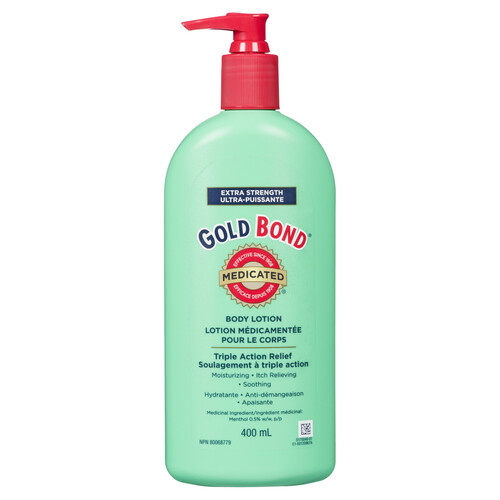 Gold Bond Medicated Body Lotion Extra Strength 400 ml
