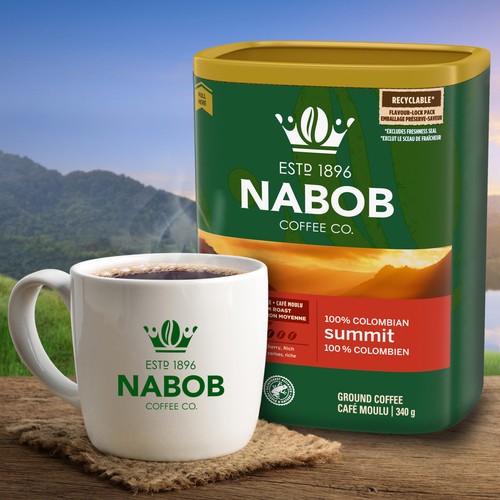 Nabob Ground Coffee Summit Medium Roast 340 g