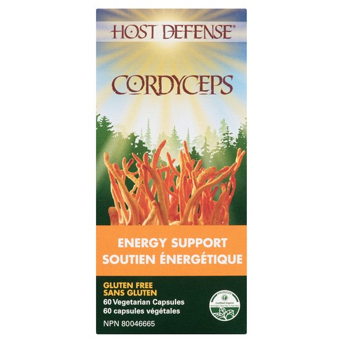 Host Defense Cordyceps Energy Support Supplement 60 EA
