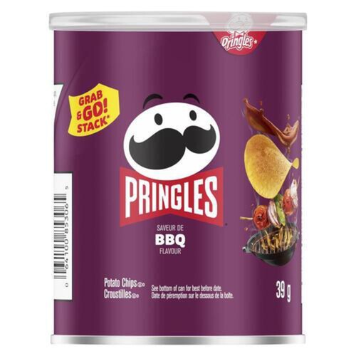 Pringles Canned Potato Chips BBQ 39 g