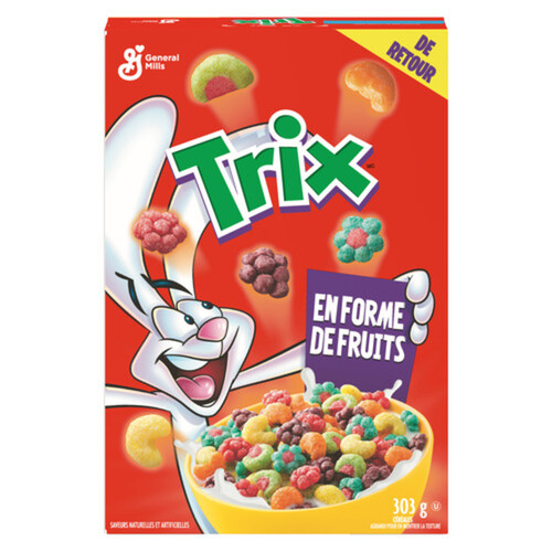 Trix Fruity Cereal Shapes Kids Breakfast 303 g