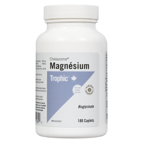 Trophic Mineral Caplets Magnesium Chelazome 180 EA