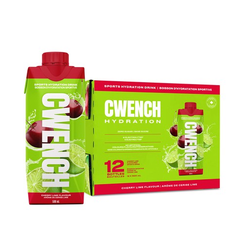 Cwench Sports Hydration Drink Cherry Lime 500 ml